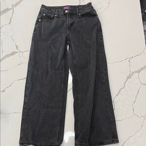 Edikted Black Wide Leg Women's Jeans